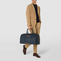 Sac de voyage Holdall en toile stepan - Ocean Blue & Navy