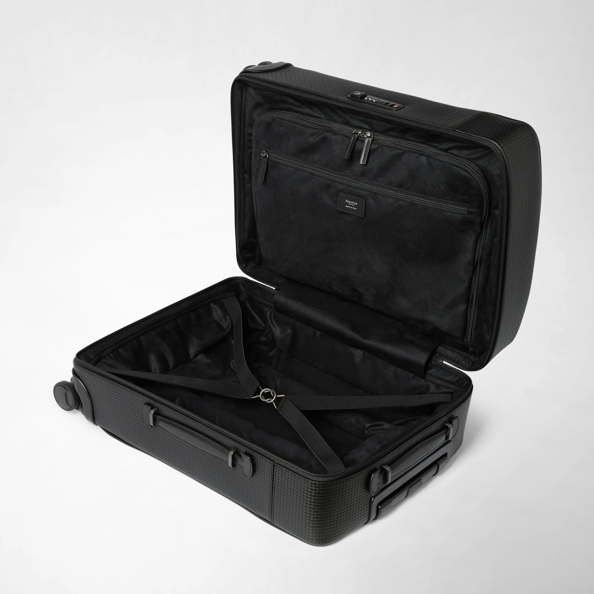 Valise cabine en toile stepan - Black & Black Eclipse