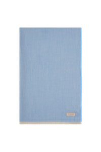 Cashmere and silk blend scarf - Oxford Blue
