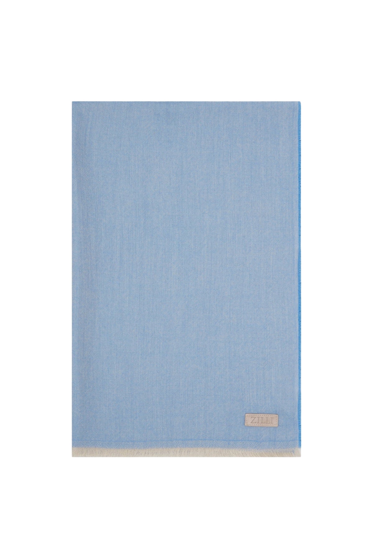 Cashmere and silk blend scarf - Oxford Blue