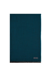 Cashmere and silk blend scarf - Deep Malachite