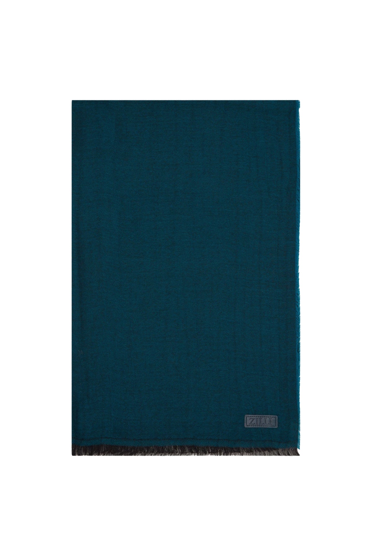 Cashmere and silk blend scarf - Deep Malachite