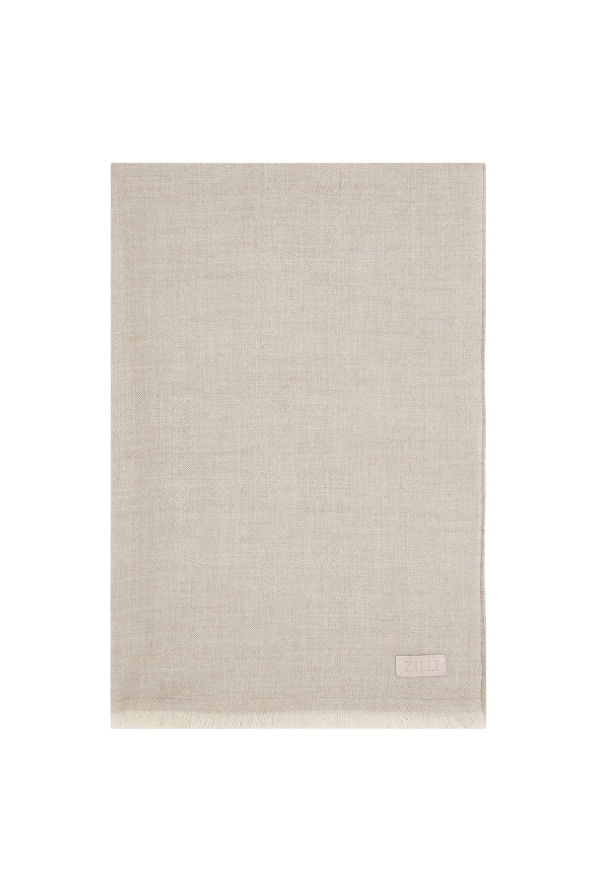 Cashmere and silk blend scarf - Pale Camel