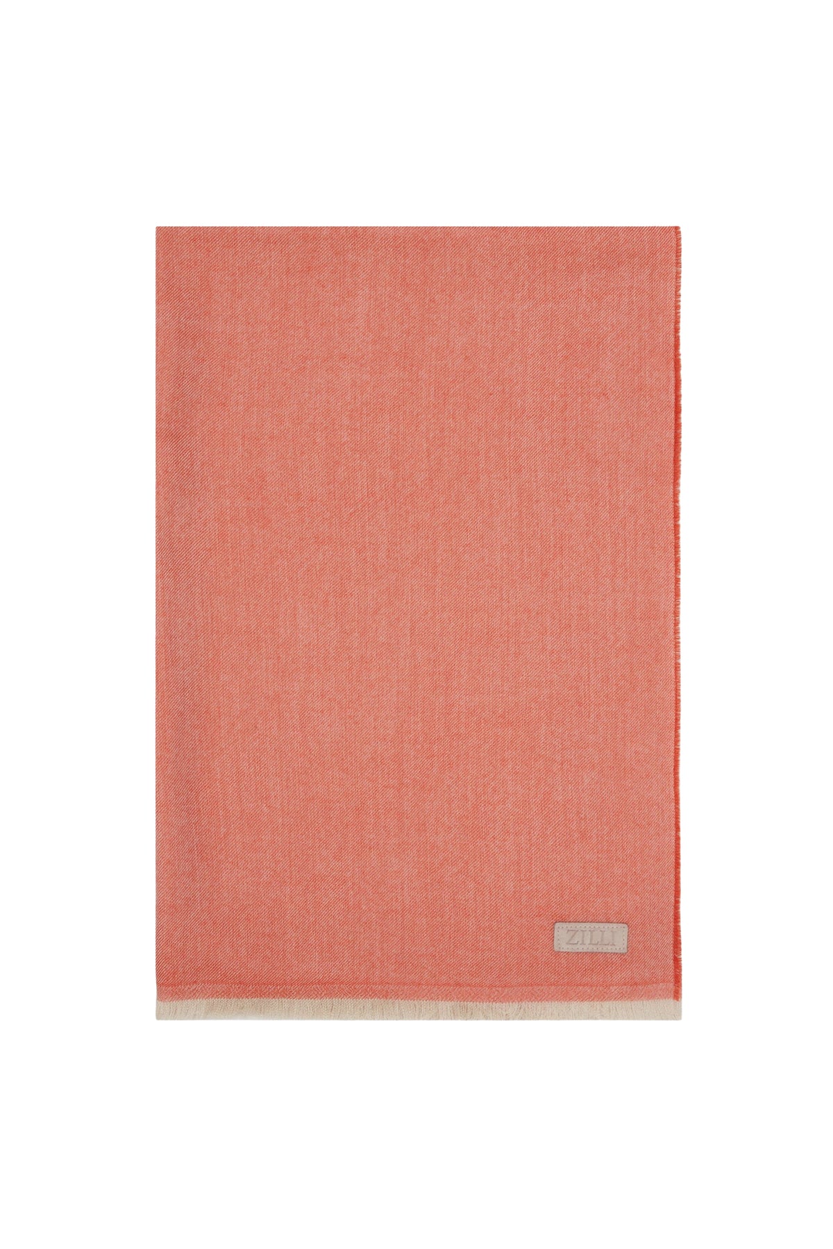 Cashmere and silk blend scarf - Burnt Orange