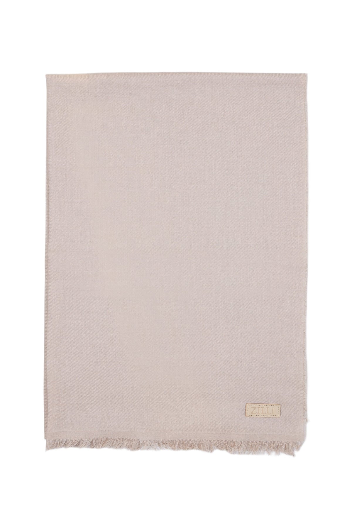 Écharpe à logo en laine - Blond Fawn