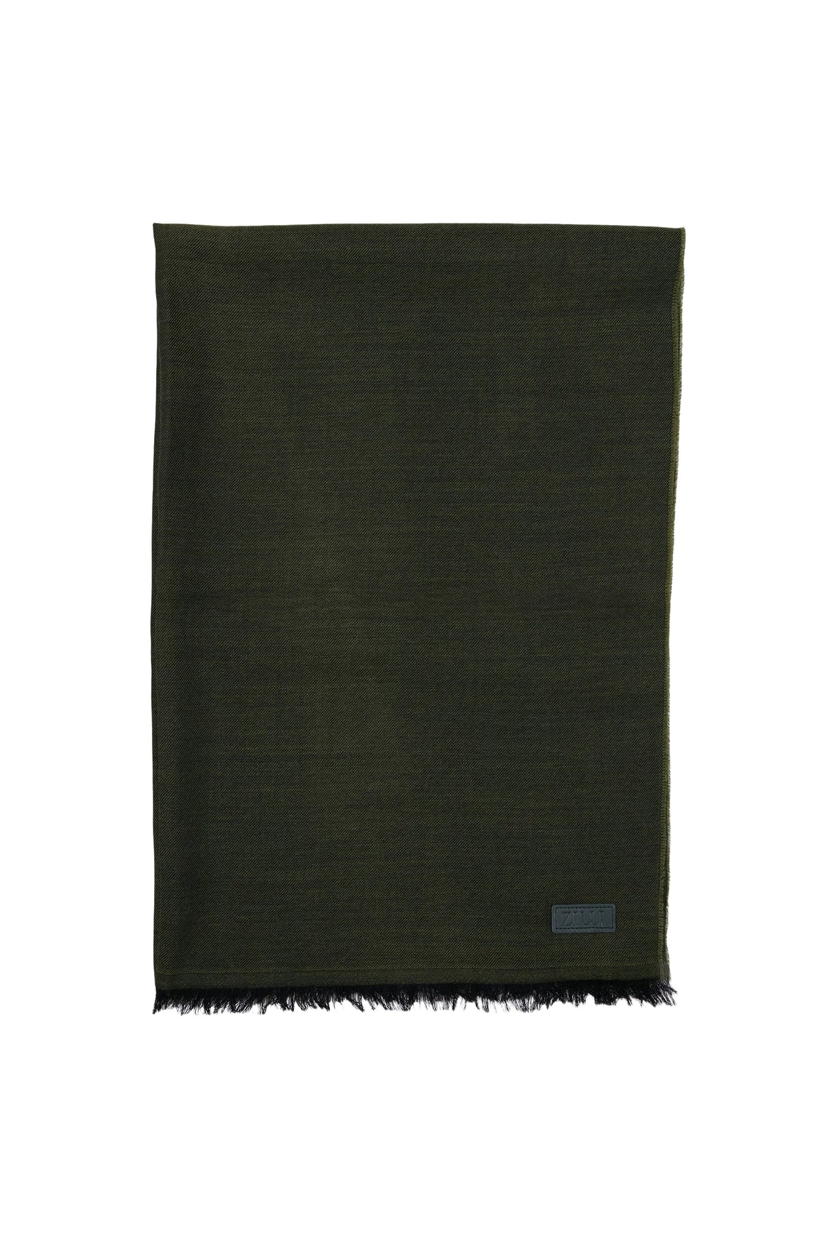 Wool scarf - Dark Sage