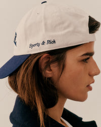 Casquette Yale Classic - Blanc/Bleu marine