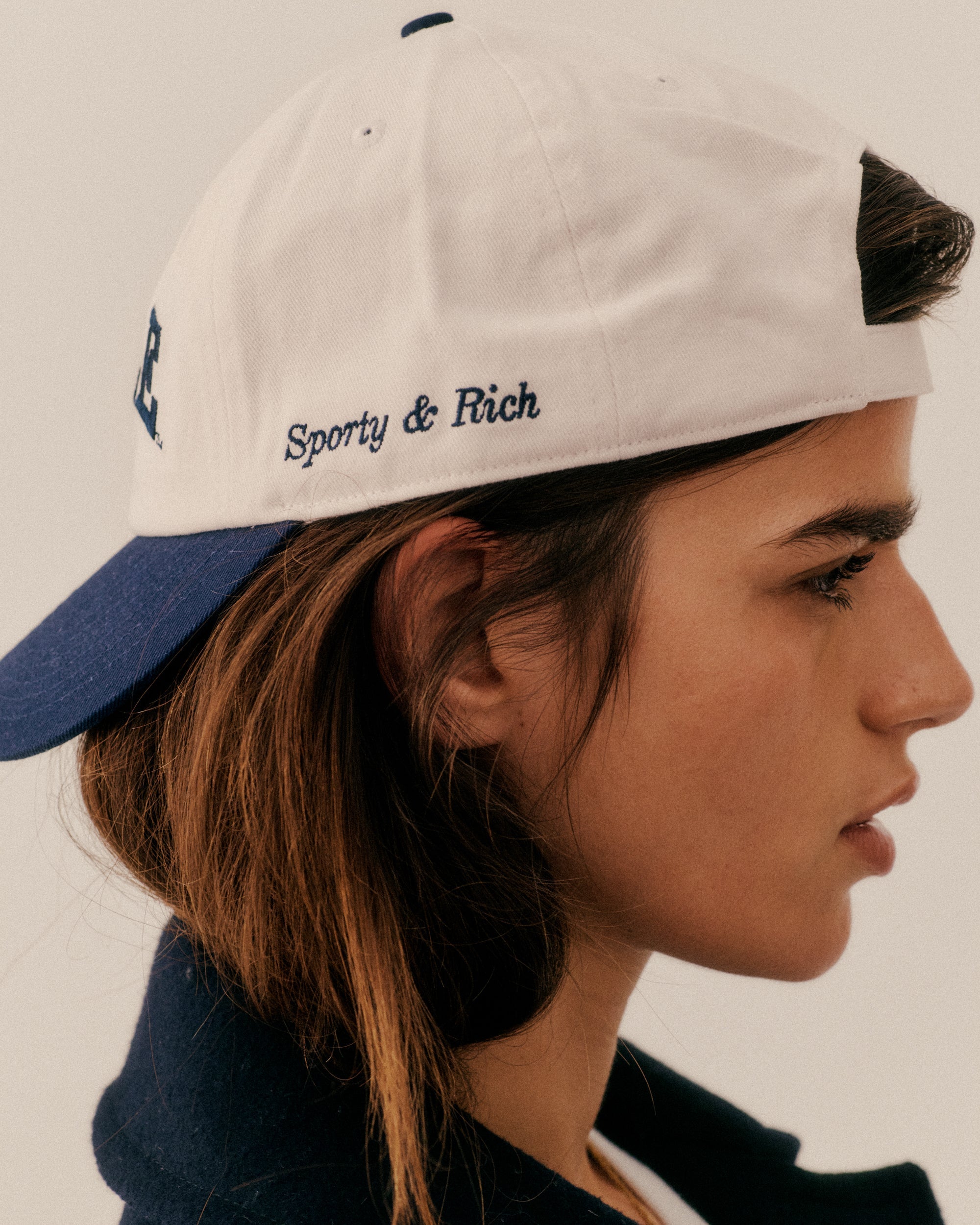 Casquette Yale Classic - Blanc/Bleu marine