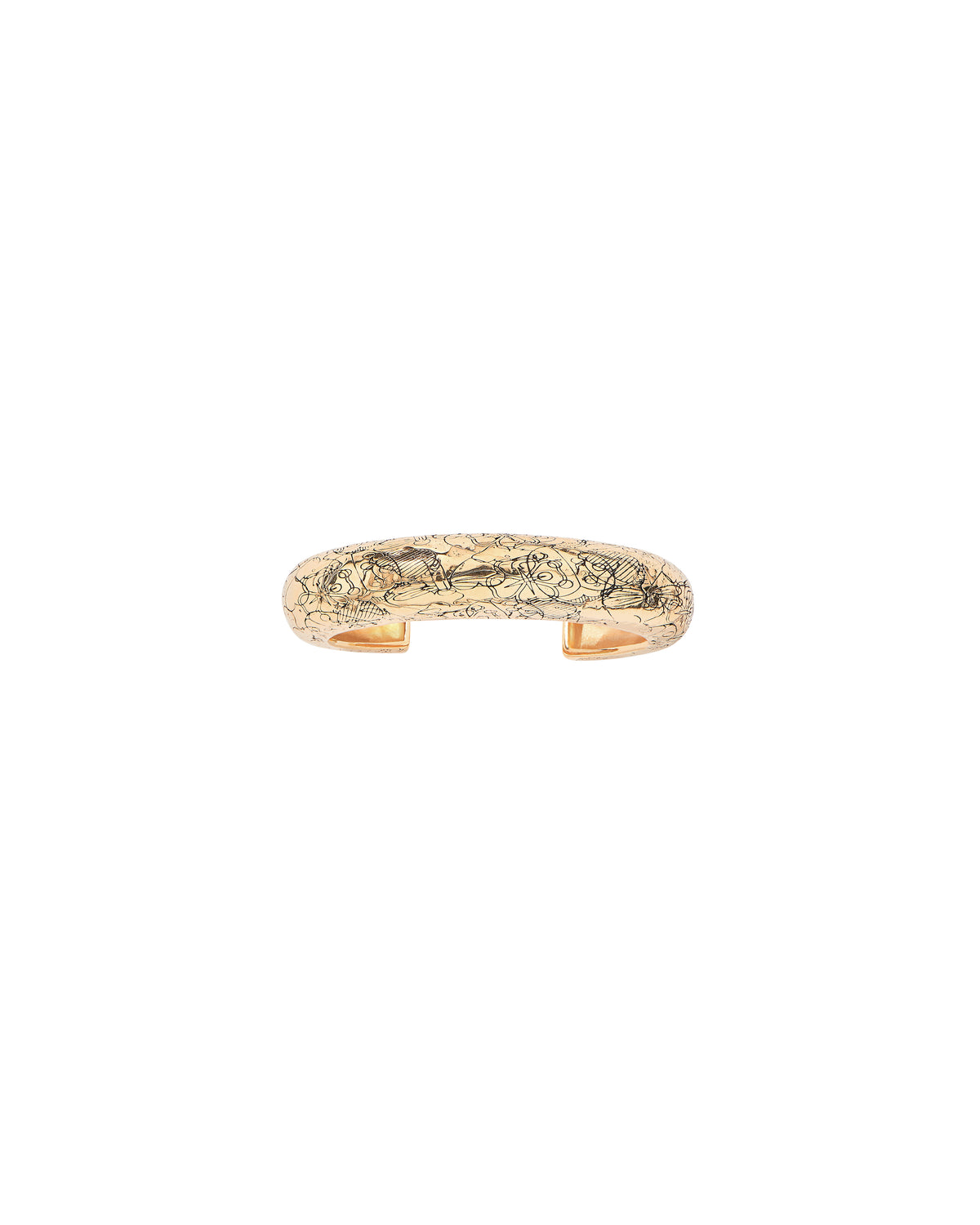 Bracelet Rosalba Jonc Metal Grave - Doré
