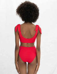 Haut de maillot Shalom - Ruby Waffle