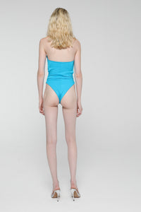 Maillot de bain à découpes - Pool Blue