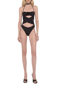 RECOLO BLACK /// Maillot de bain cut-out - Black