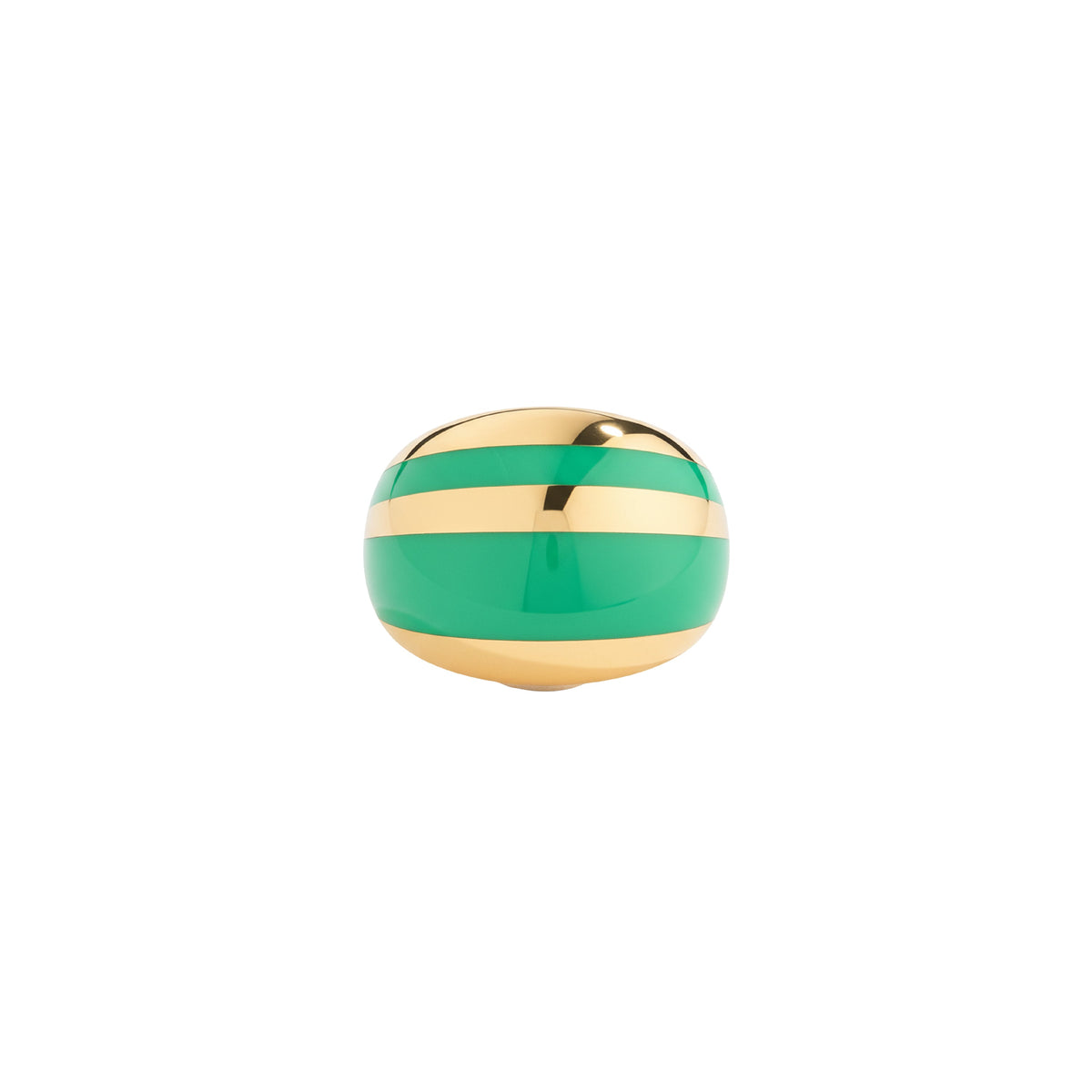 Bague Tarsila Bague Vert Tropical - Doré