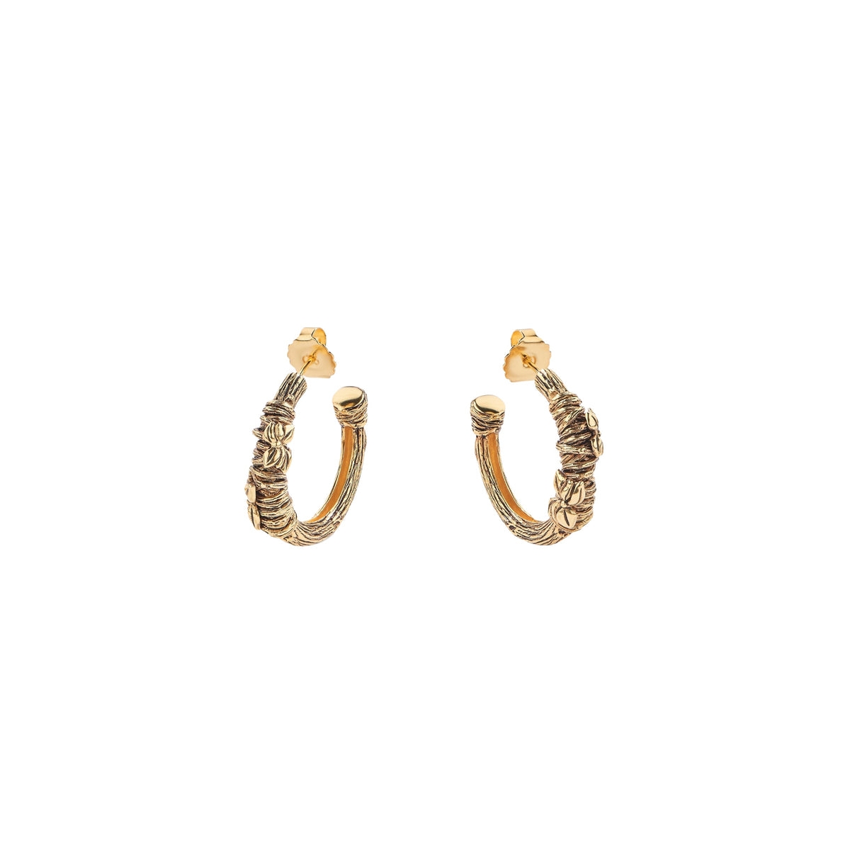 Boucles d'oreilles Floresta Creoles  - Doré