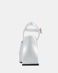 3 QTY DJV-190€-2/10 RELIQUAT Bulla Joni 120 Silver Metallic Nappa