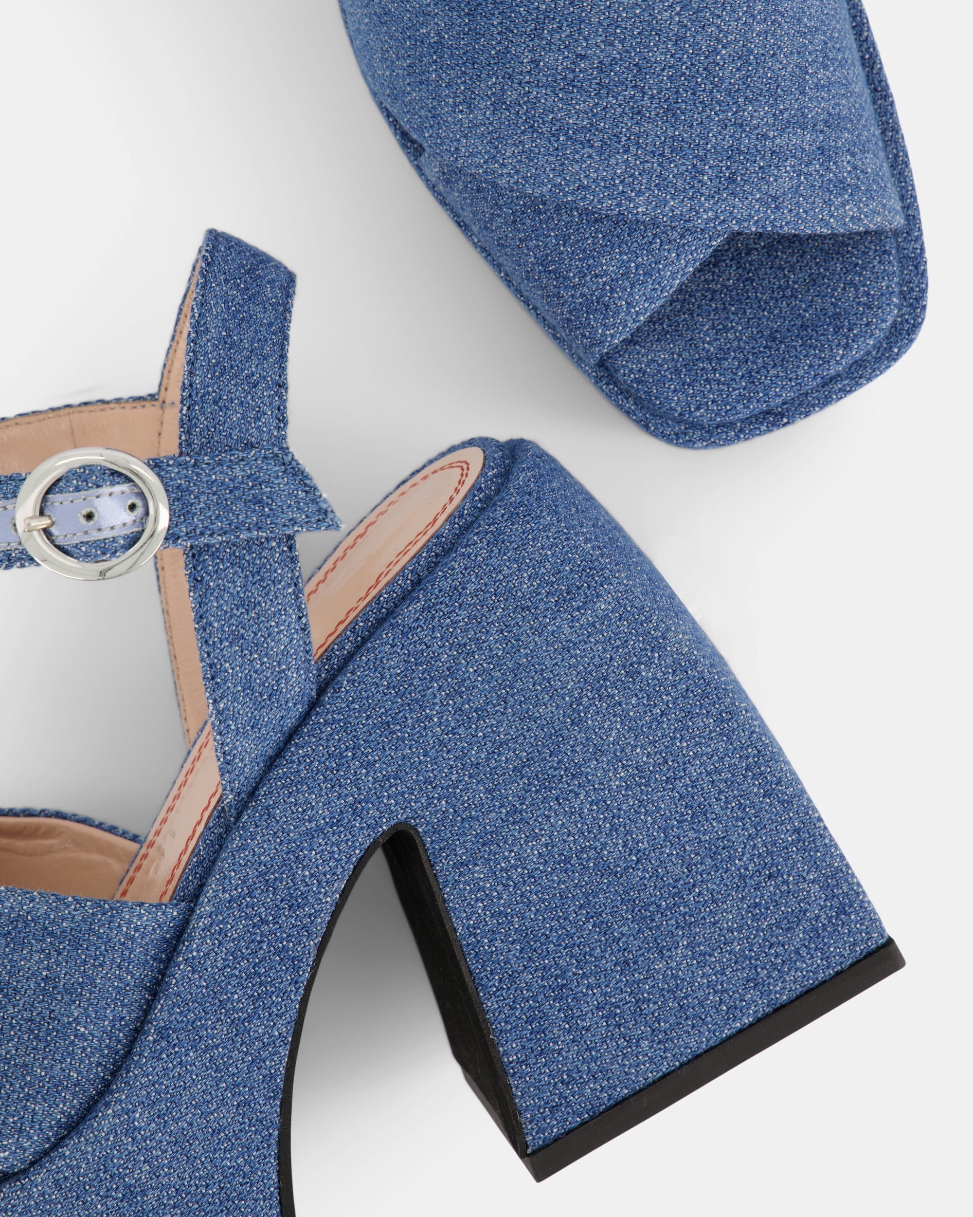 Bulla Joni 120 platforms - Sunlight denim