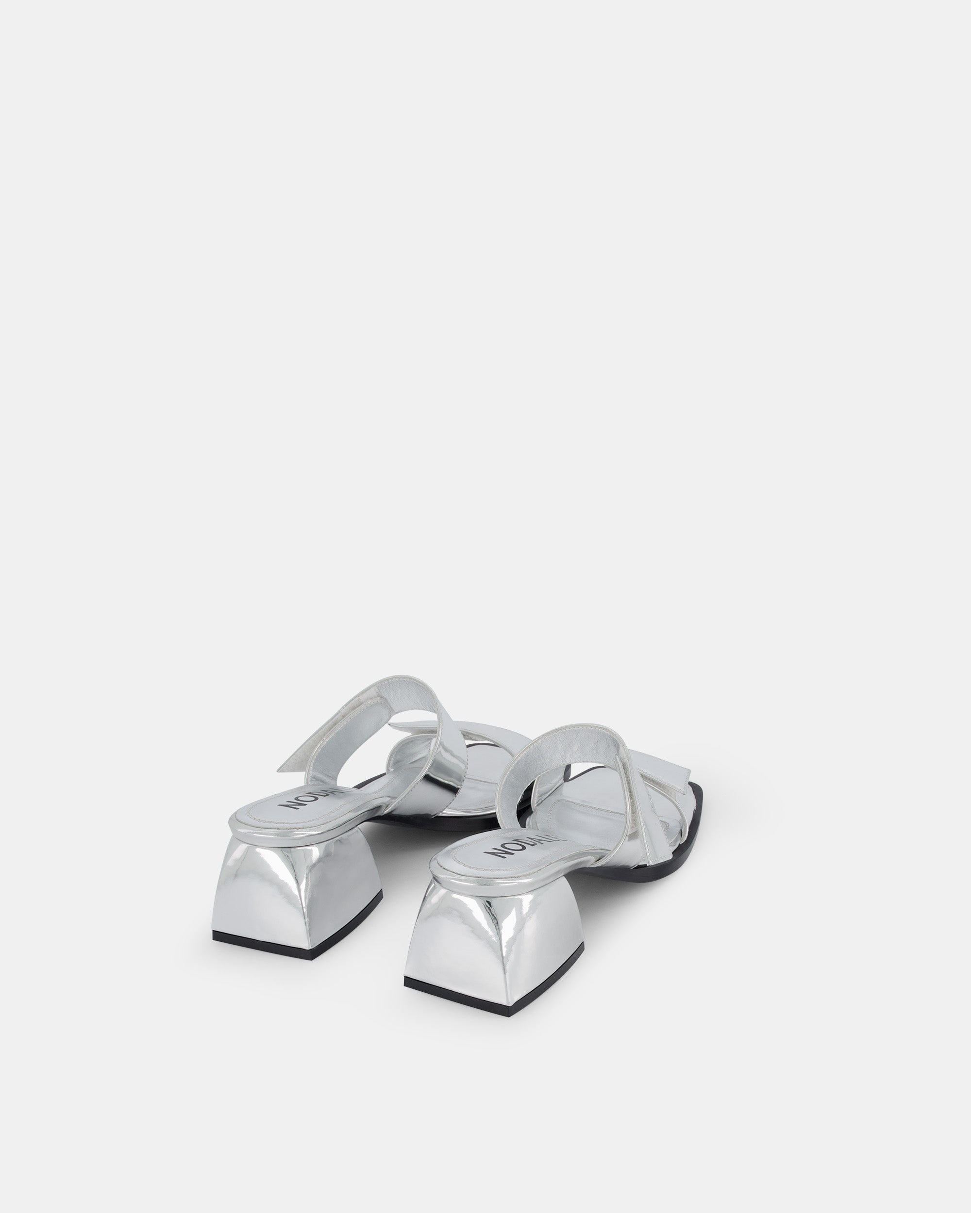 Plateformes Bulla SL 45 50 - Argent Specchio