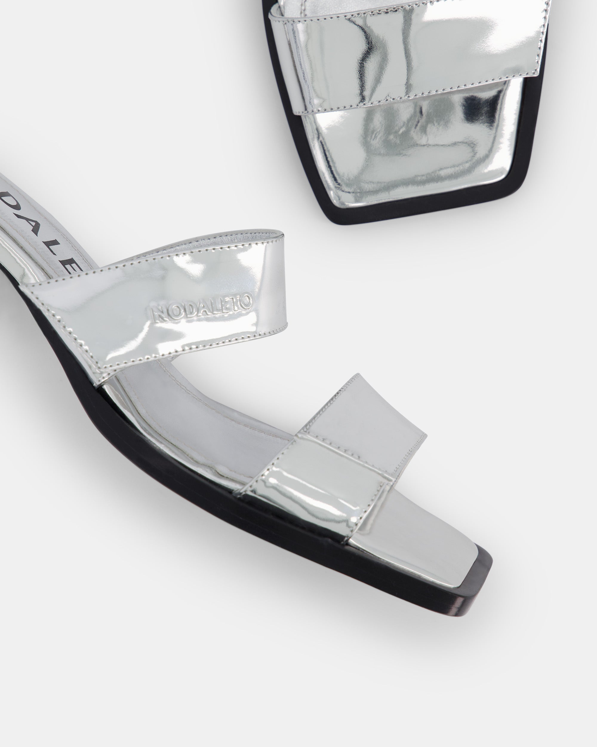 Plateformes Bulla SL 45 50 - Argent Specchio