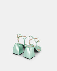 4 QTY DJV-190€-1/5 RELIQUAT Bulla Sally 90 Lime Metallic Nappa