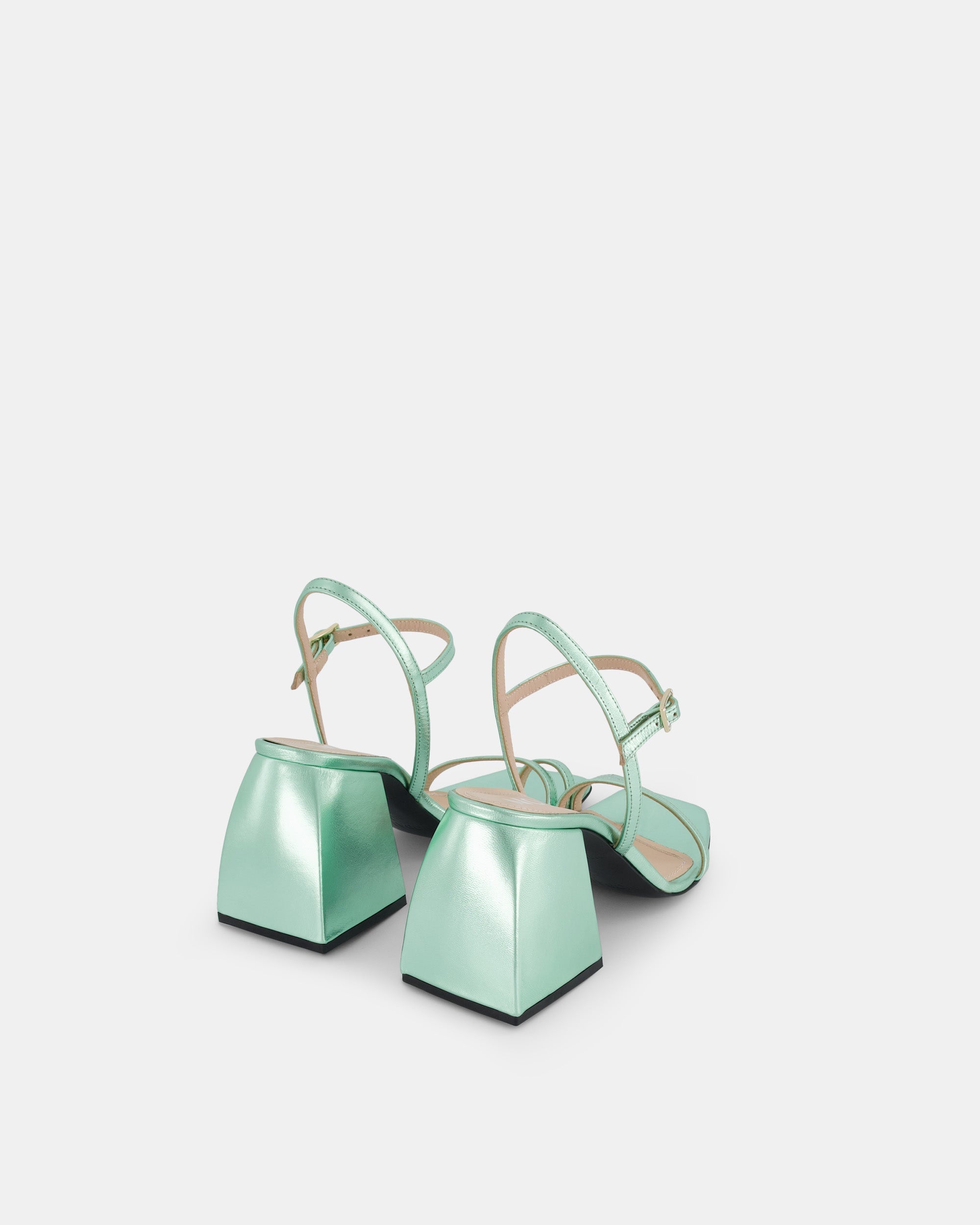 4 QTY DJV-190€-1/5 RELIQUAT Bulla Sally 90 Lime Metallic Nappa