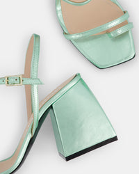 4 QTY DJV-190€-1/5 RELIQUAT Bulla Sally 90 Lime Metallic Nappa