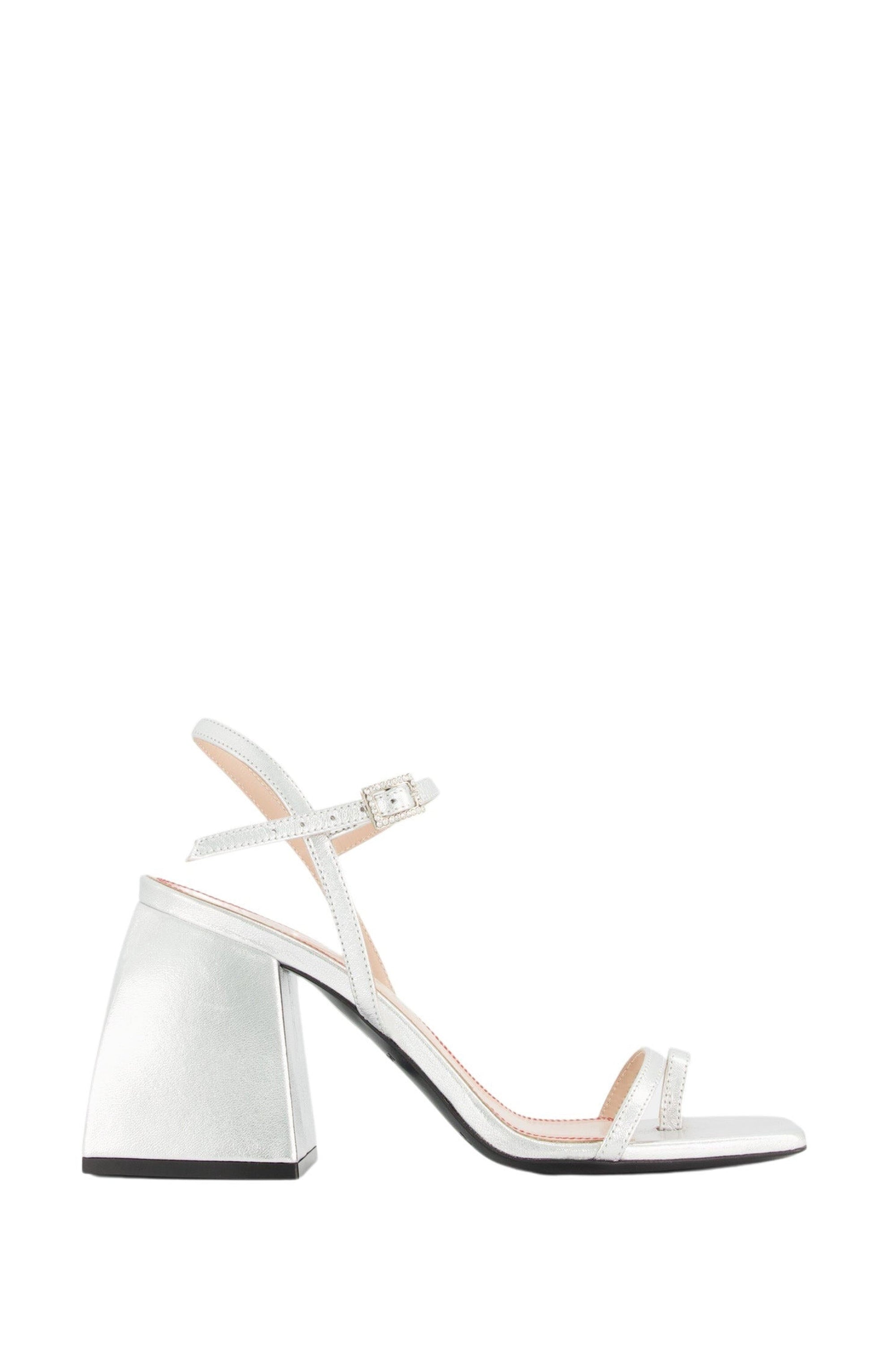 Sandales Bulla Sally 90 - Argent métallique