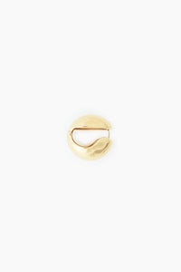 XL LOGO CREOLE EARRINGS