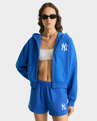 Yankees Serif Disco Short - Team Blue & White