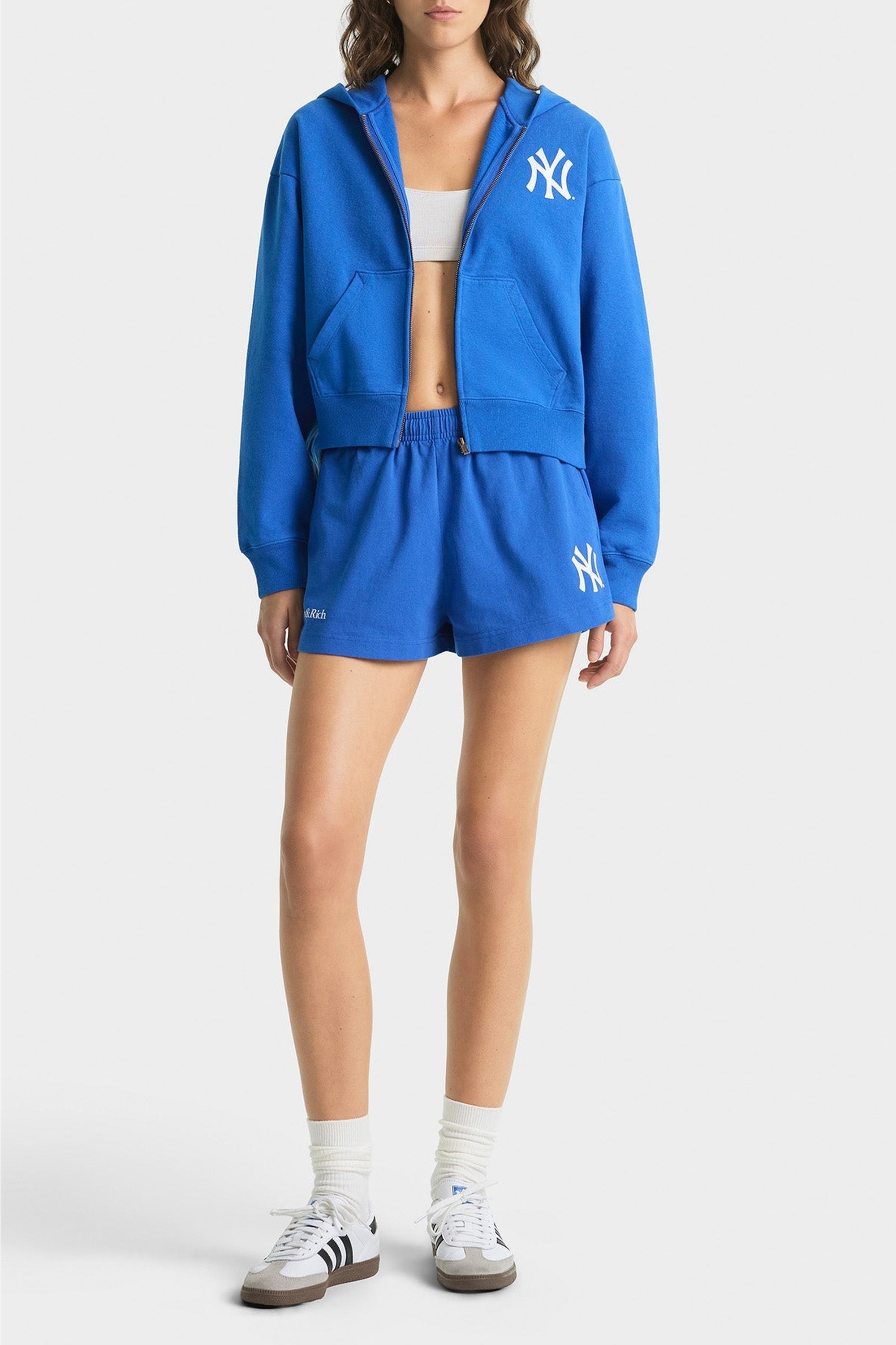 Sweat à capuche Yankees zippé - Team Blue