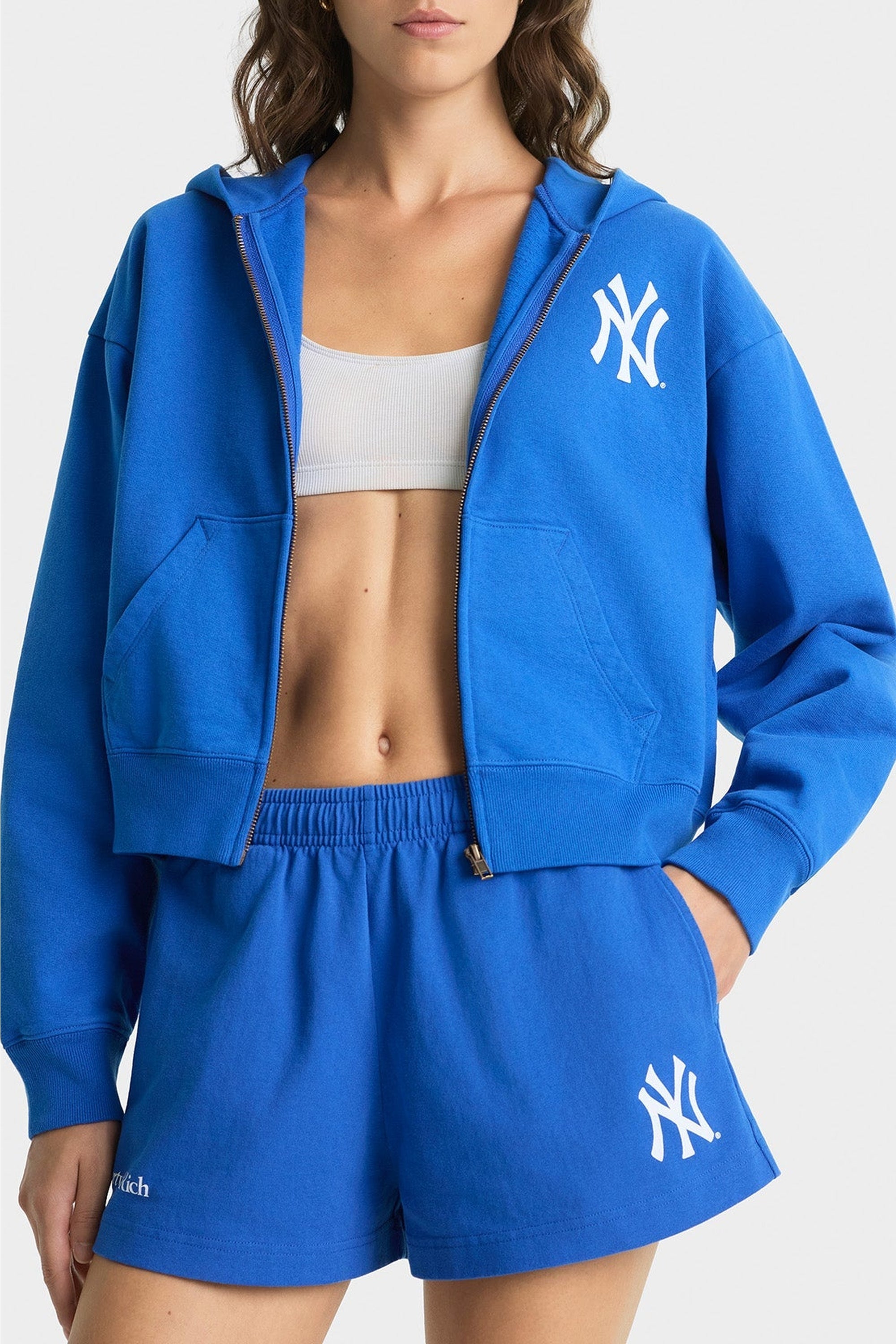Sweat à capuche Yankees zippé - Team Blue