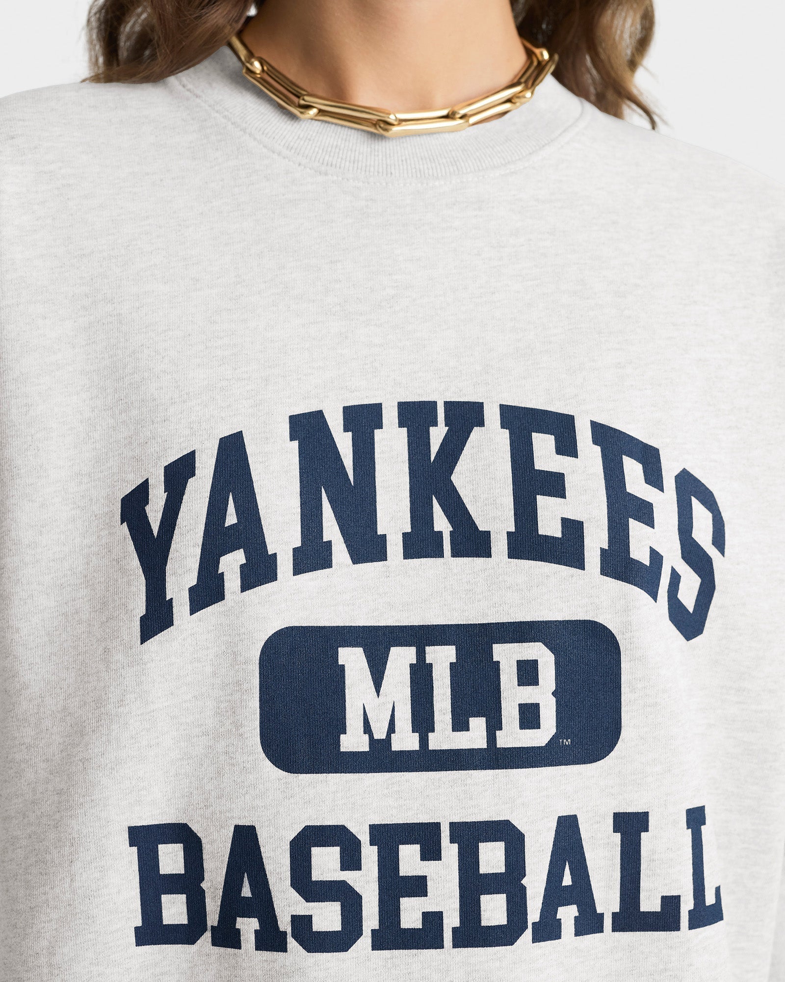 Sweatshirt Yankees Ivy imprimé - Heather Gray