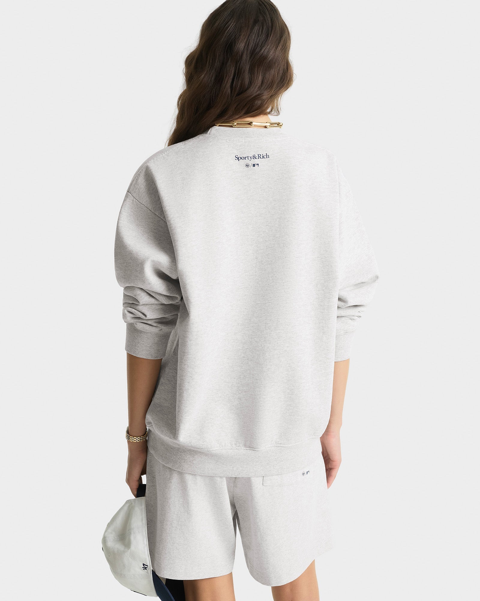 Sweatshirt Yankees Ivy imprimé - Heather Gray