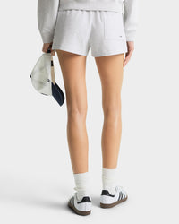 Short imprimé à taille élastique - Heather Gray