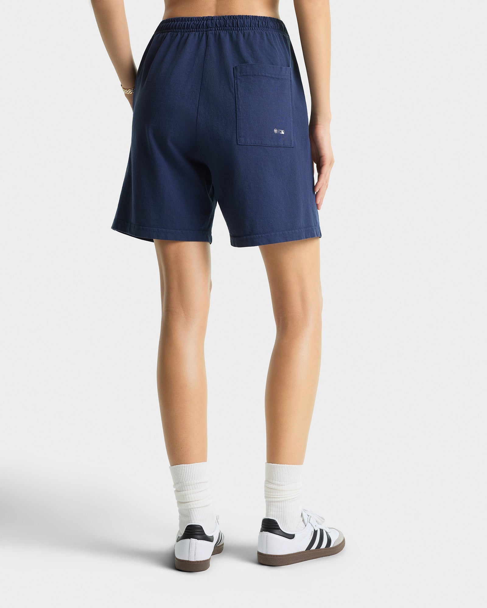 Yankees Ivy Gym Short - Navy & White