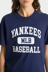 Yankees Ivy T-Shirt - Navy & White