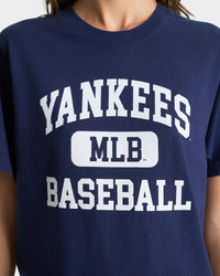Yankees Ivy T-Shirt - Navy & White