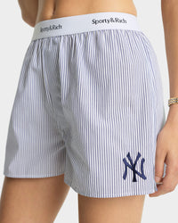 Short à rayures - Navy Striped