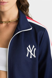 Gilet Yankees Serif zippé - Navy & White & Red