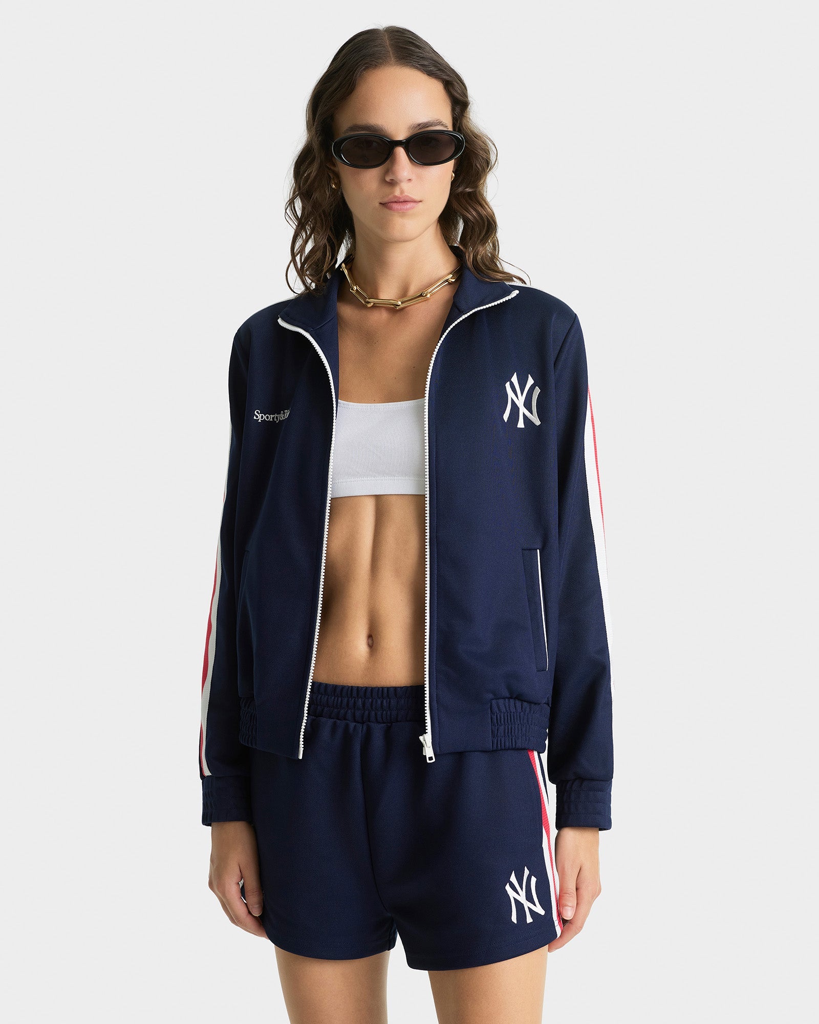 Yankees Serif Roller Short - Navy & White & Red