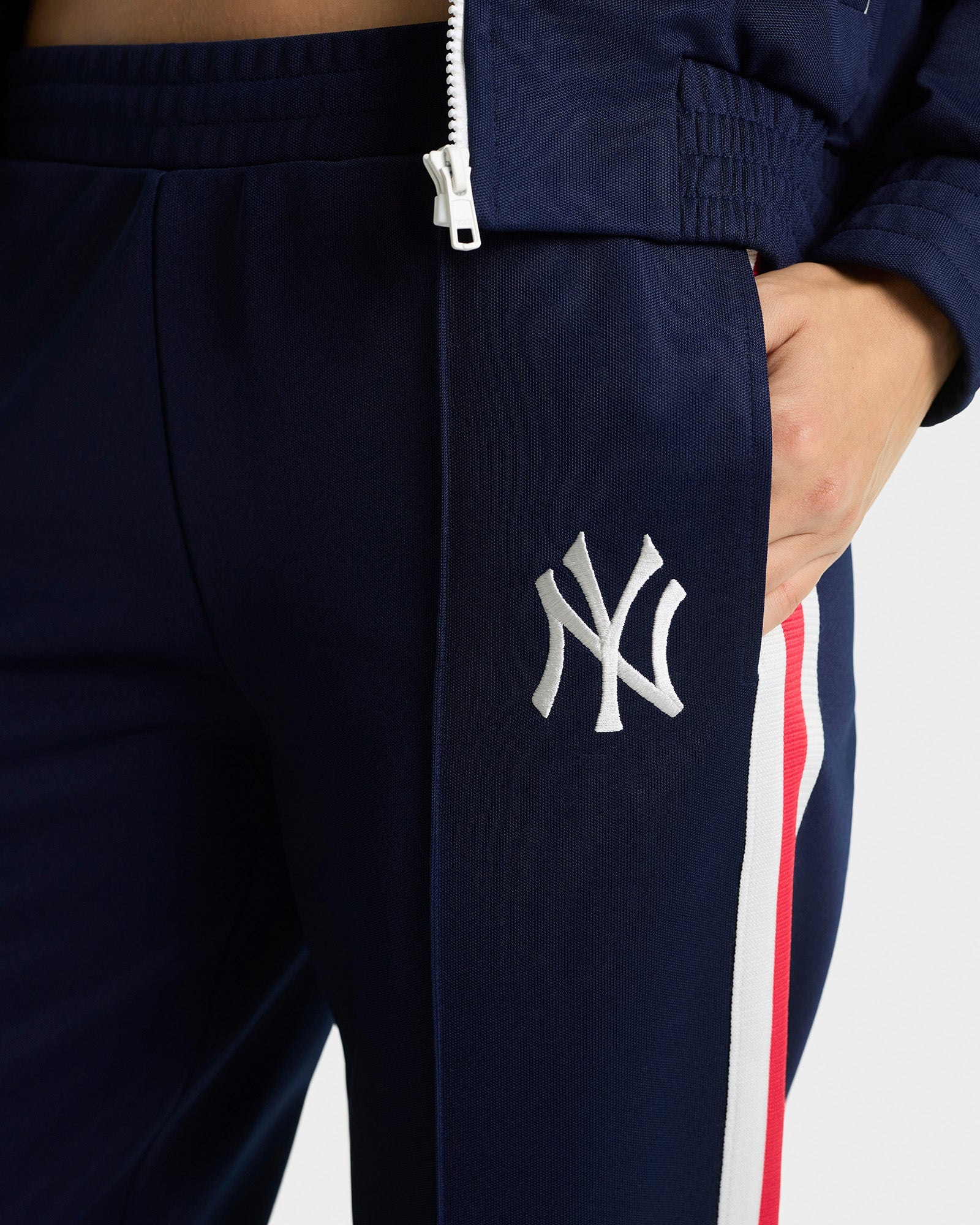 Pantalon de survêtement Yankees Serif à rayures - Navy & White & Red