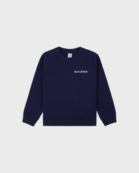 T-shirt à col rond Play Tennis pour enfant - Bleu marine foncé