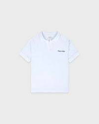 Polo en tissu éponge pour enfant avec logo Signature - Ciel