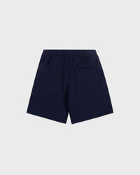 Short de sport pour enfant Serif Logo - Bleu marine foncé