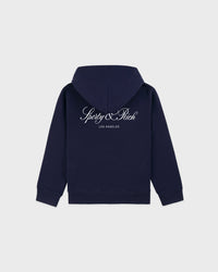 Sweat à capuche Syracuse pour enfants - Bleu marine foncé