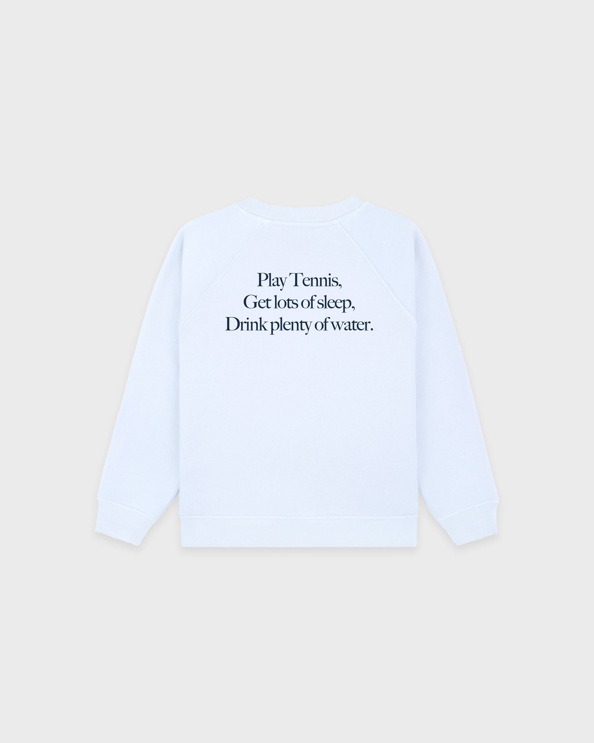 T-shirt à col rond pour enfant « Play Tennis » - Ciel