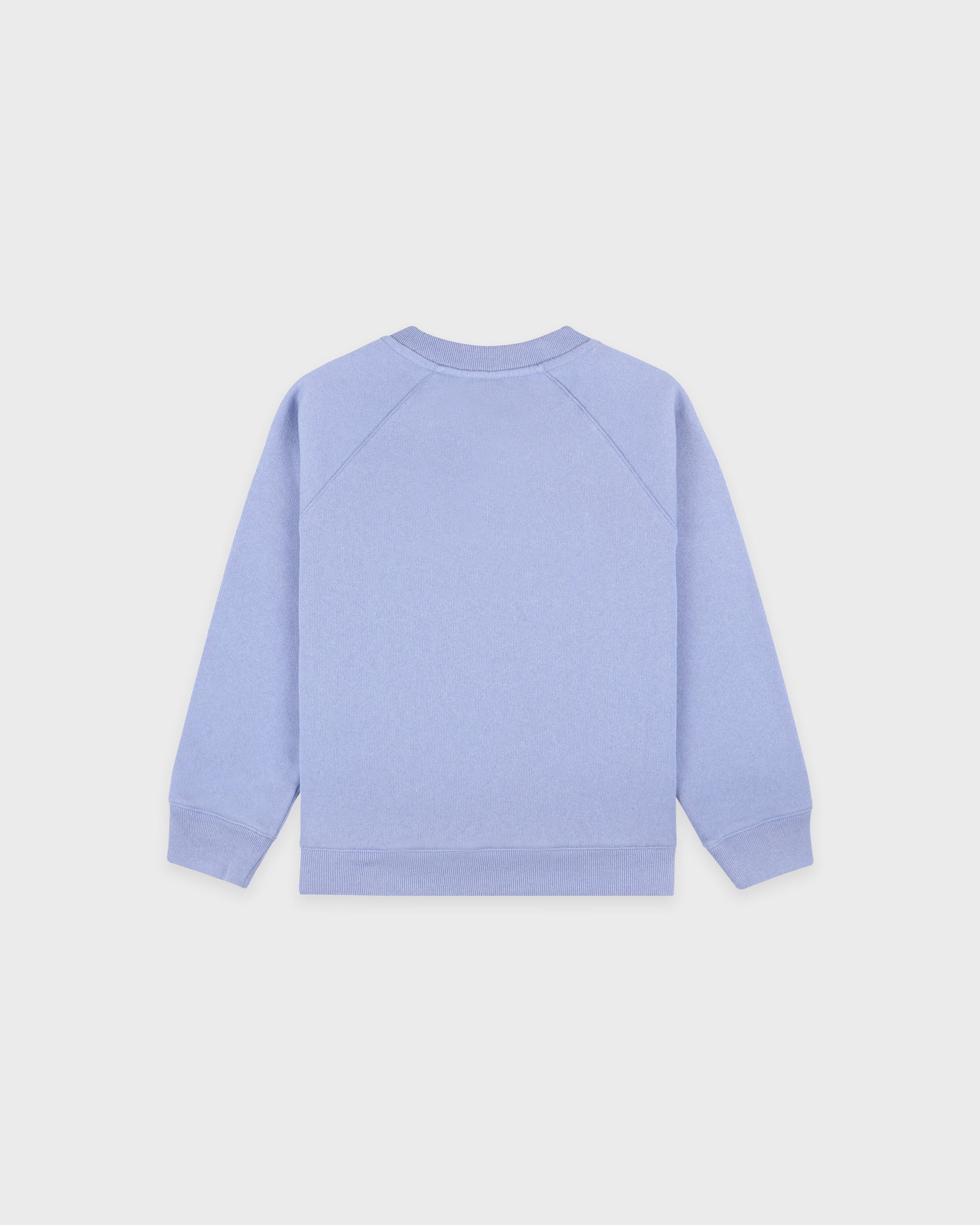 Pull à col rond Beverly Script pour enfants - Periwinkle