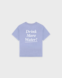 T-shirt enfant « Drink More Water » - Bleu pervenche