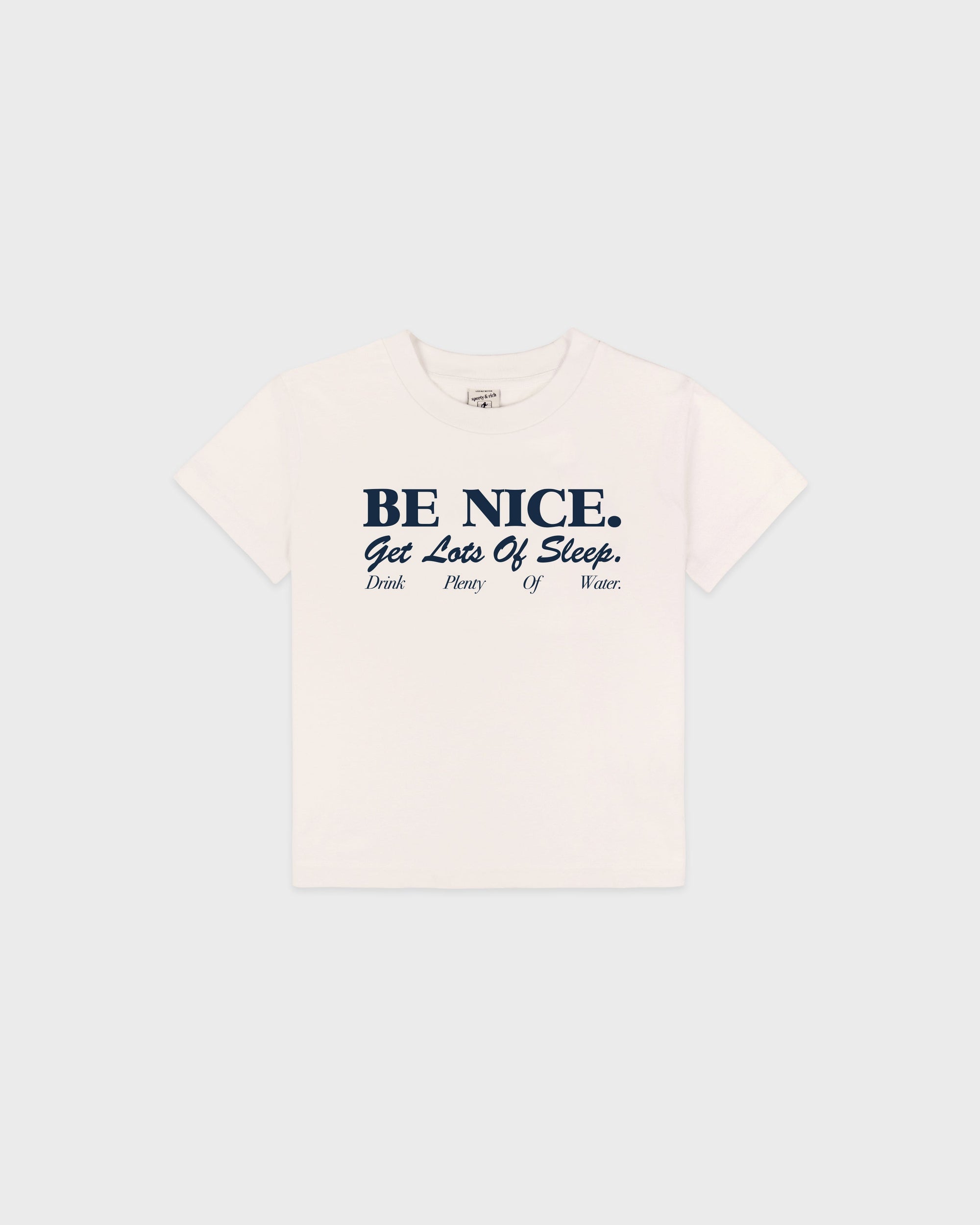 T-shirt enfant « Be Nice » - Écru