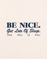 T-shirt enfant « Be Nice » - Écru
