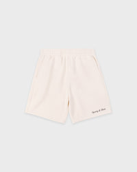 Short de sport pour enfant Classic Logo - Écru